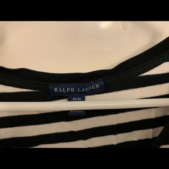 Polo stripped V Neck - Picture 2 of 3